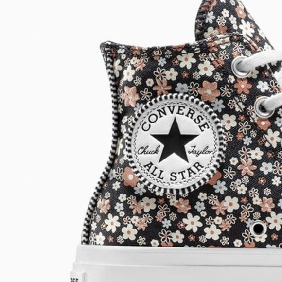 Converse Chuck Taylor All Star Lift Platform Petite Petals - A14264C - Womens 6 - Picture 6 of 6